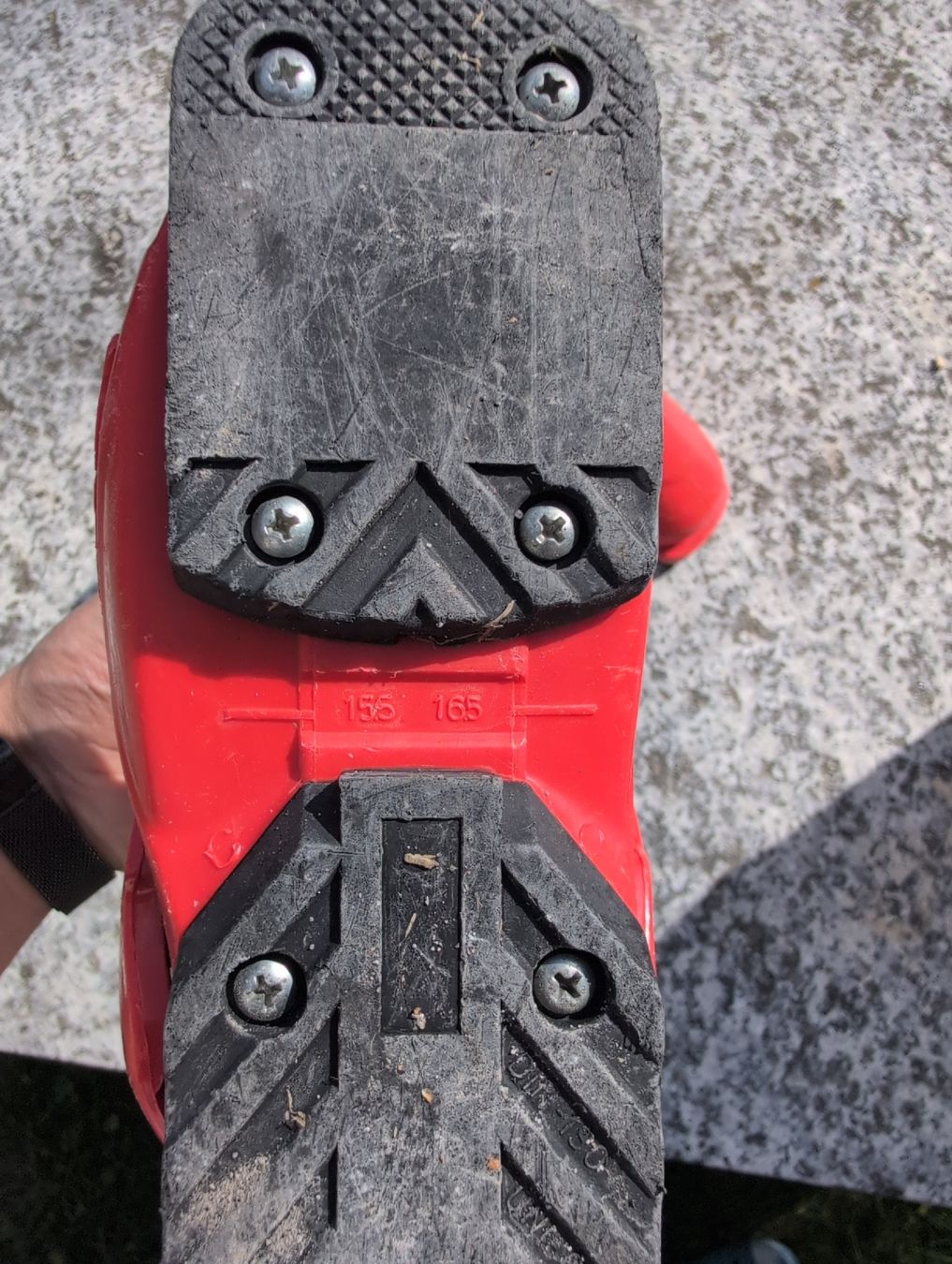Scarpe per ragazzi: Rote Kinderski-Schuhe Grösse 155 165 – Usato da Meilen venduto da Oswald2013 1