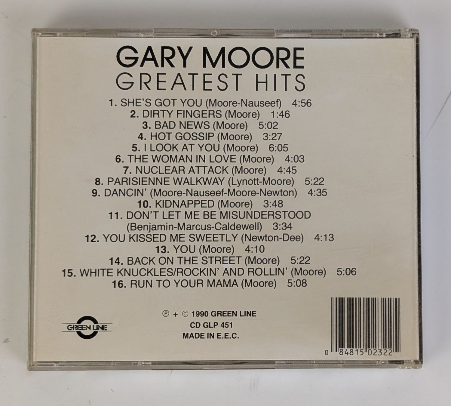 CD: Gary Moore - Greatest Hits - CD - Top – Usato da Zürich venduto da 1.Simon 1