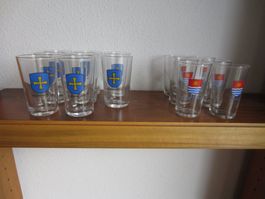 14 WEISSWEIN GLÄSER, SIEHE FOTO, AB NUR 1.- FR.