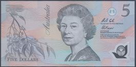 Australien 5 Dollar 1992 P-50a UNC