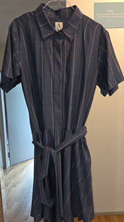 AN Dress Sommerkleid, Gr. 36, Viskose blau gestreift
