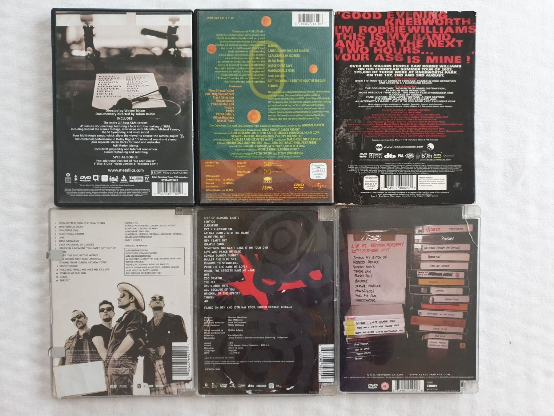 Tutti i DVDs: 6 × Konzertvideos auf DVD – Usato da Rebstein venduto da gimmma 1