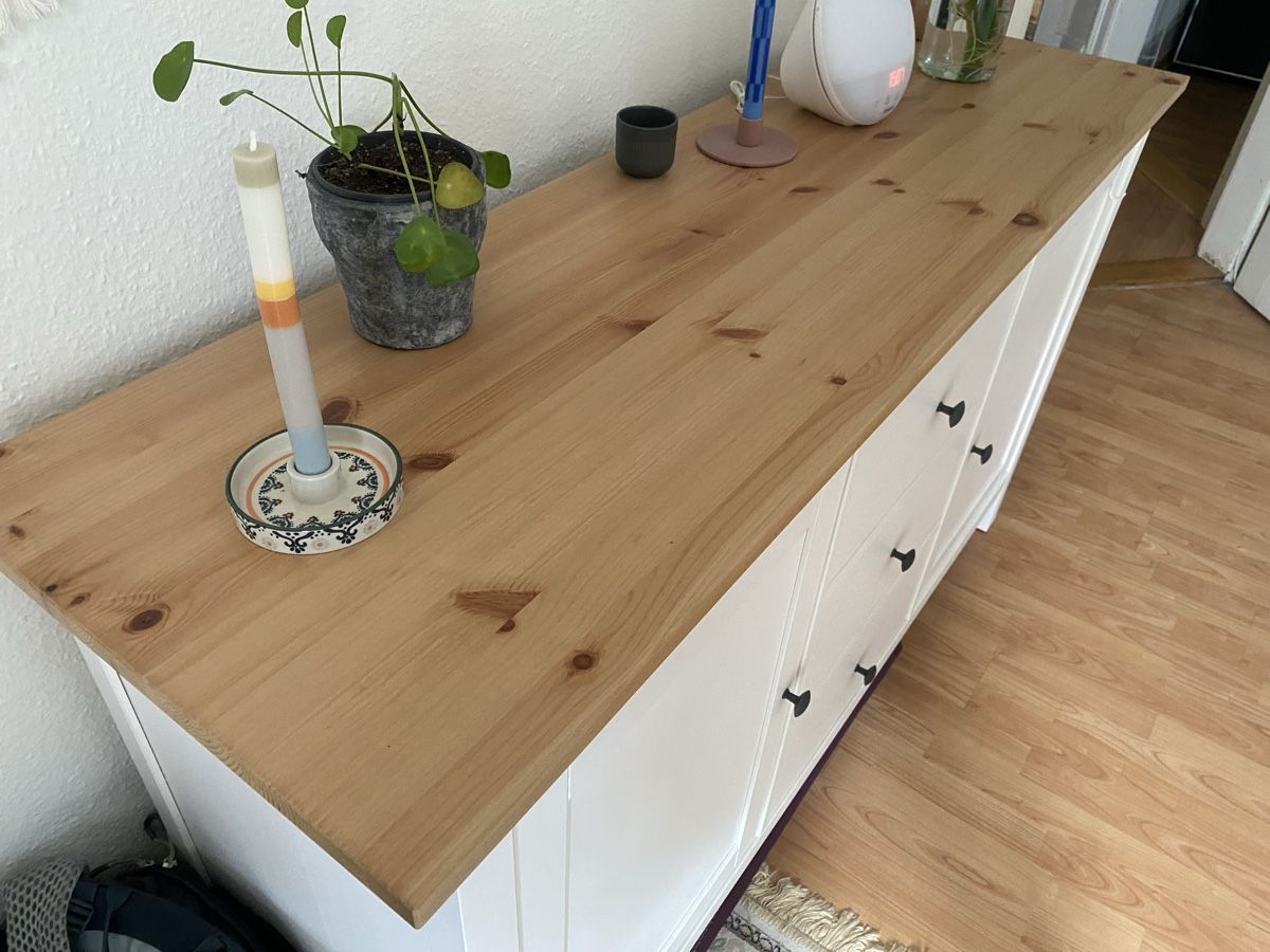 Ikea Kommoden: Hemnes Sideboard weiß gebeizt / Holz  – Neu (gemäss Beschreibung) aus Luzern von ann_t6wf 1