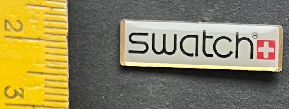 Placchette & Badge: swatch Swiss /Uhrenlogo / Pin – Usato da Ostermundigen venduto da DaxKarten-75