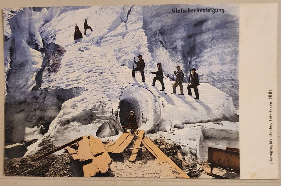 Cartoline postali: GLETSCHERBESTEIGUNG – Usato da Delémont venduto da Domdom1