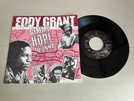 EDDY GRANT tolle Single 80's Kult Reggae Equals Gimme hope