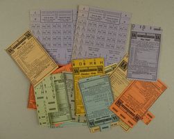 LOT LEBENSMITTELMARKEN 40er JAHRE