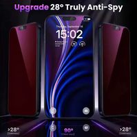 Schutzglas für iPhone 17 Pro (mit Gradient Privacy) (1 Stk.)