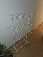 Séchoir à linge blanc vertical, 3 étagères