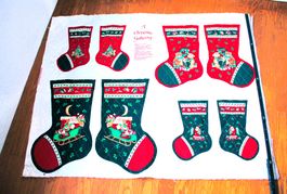 Stoff ★ NEU ★ Nähen Nikolaus Weihnacht Christmas Deko Socke