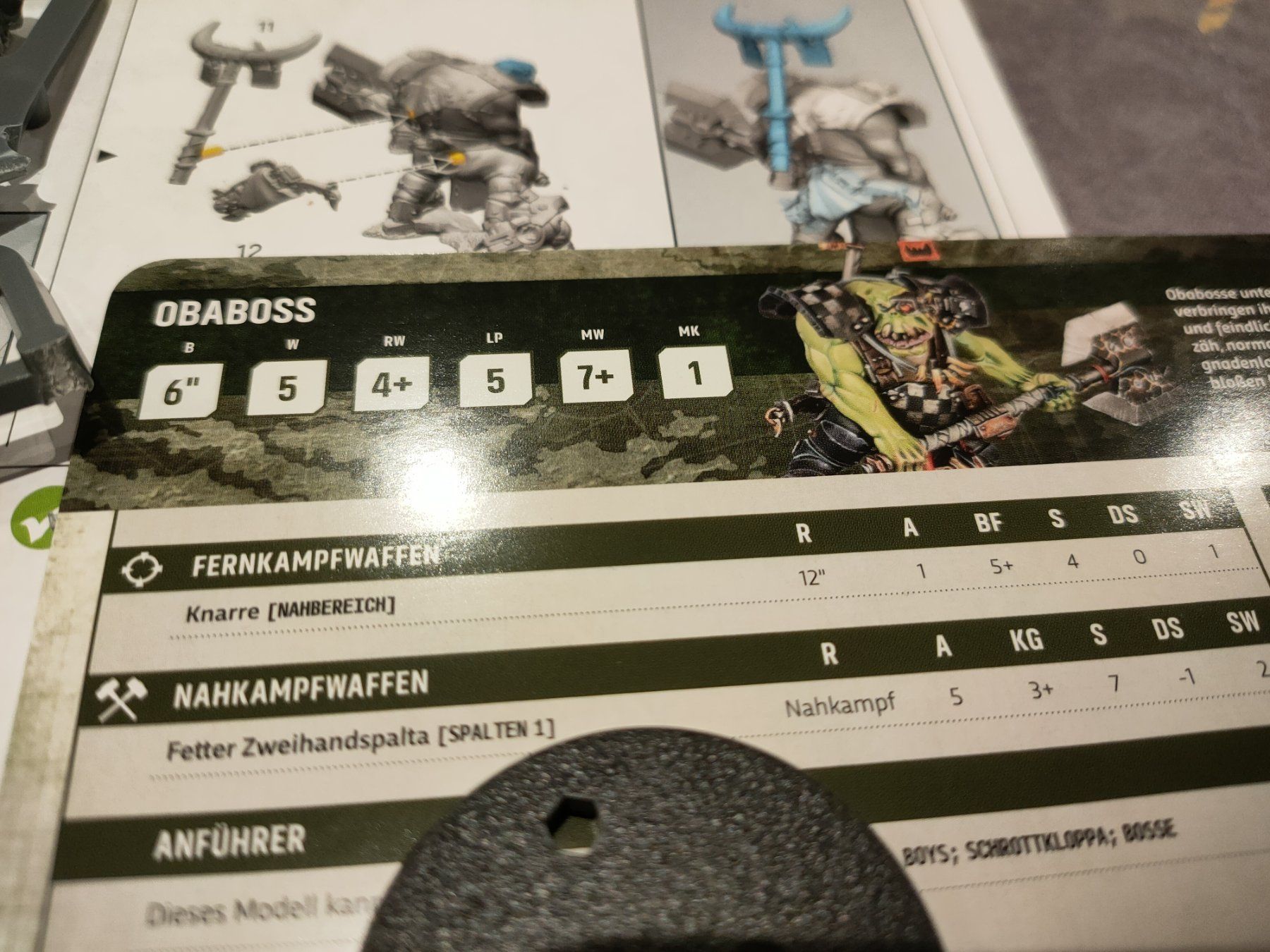 Kits de montage: Obaboss / Bigboss der Orks Warhammer 40k – Neuf (Voir description) à Baden par Araneus
