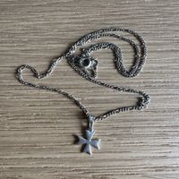 925 Sterling Silver Necklace + Anhänger 43cm