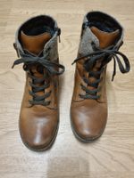 Remonte Damen Winterstiefel Gr. 38, braun, Leder, gefüttert