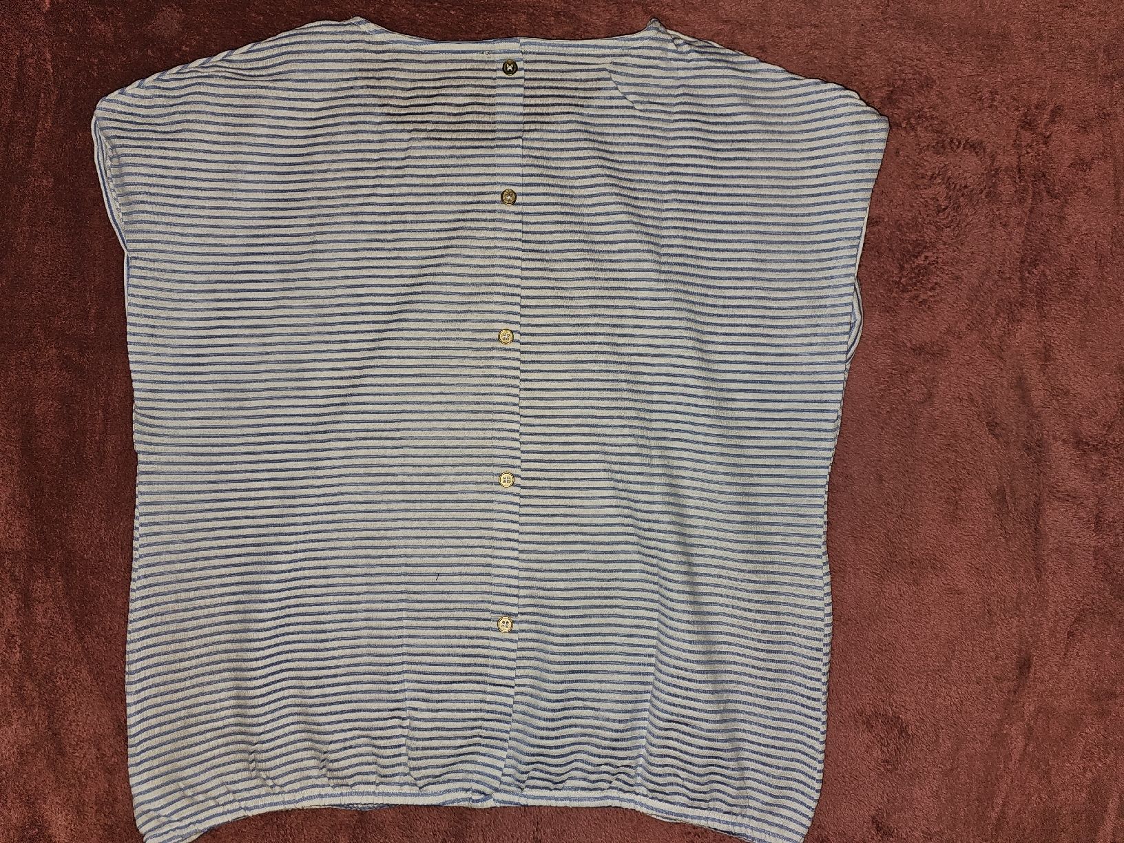 Top: Shirt, hellblau-weiss gestreift, L, NEU – Nuovo (secondo la descrizione) da Heiden venduto da Taronia 3