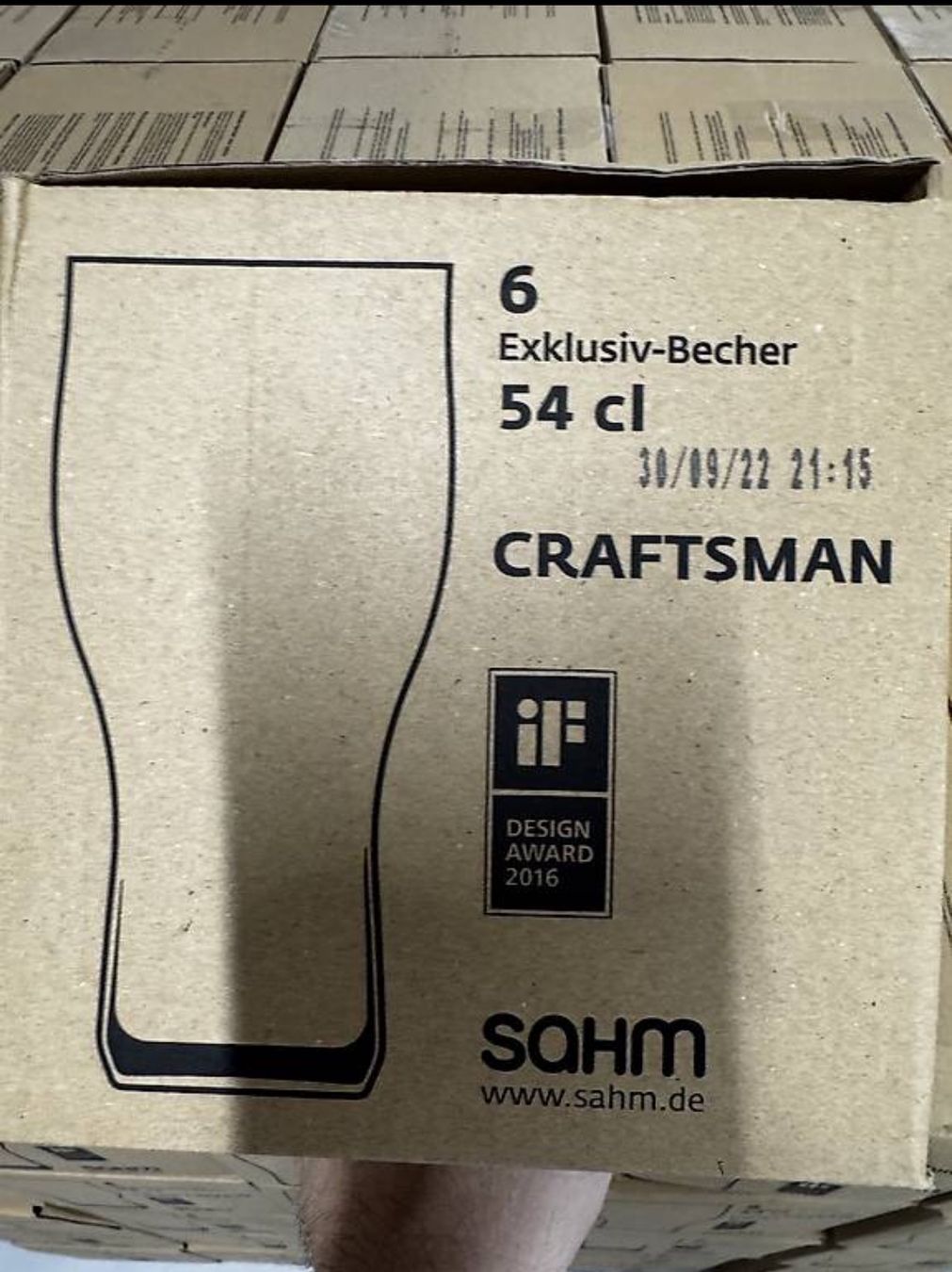 Bicchieri: 6er Pack Bier Glässer Neu und Originalverpackt – Nuovo e nell'imballaggio originale da Aadorf venduto da FRANKENFREDDY 2