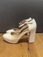 NEU Anna Field Plateaupumps/Hochzeitsschuh, weiss, Gr. 38