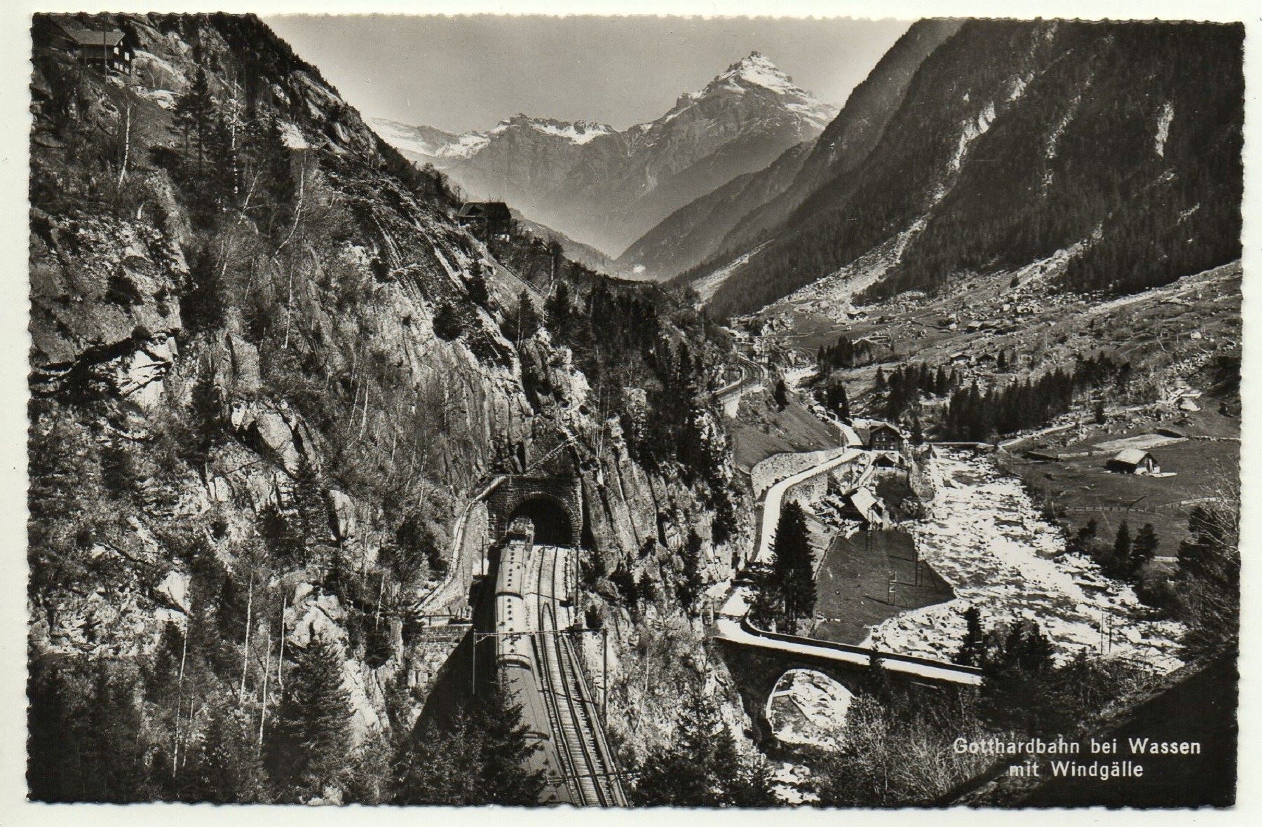 Cartoline postali: GOTTHARDBAHN bei Wassen – Nuovo (secondo la descrizione) da Jona venduto da philajona