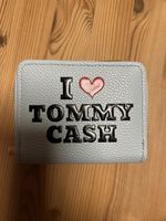 Tommy Cash Portemonnaie hellblau, neuwertig mit Reissverschl