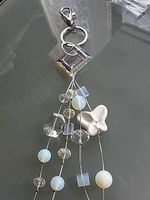 Taschenanhänger  BIG  ca.24cm  -weiss-