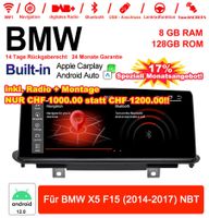 10.25 Zoll Android 13 Autoradio Für BMW X5 F15 NBT + Montage