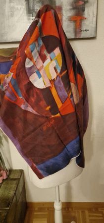 Halorel Schal von 1982, Kunstvolles Design, Rarität!