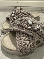 INUIKI Pantolette / Sandale woven grey