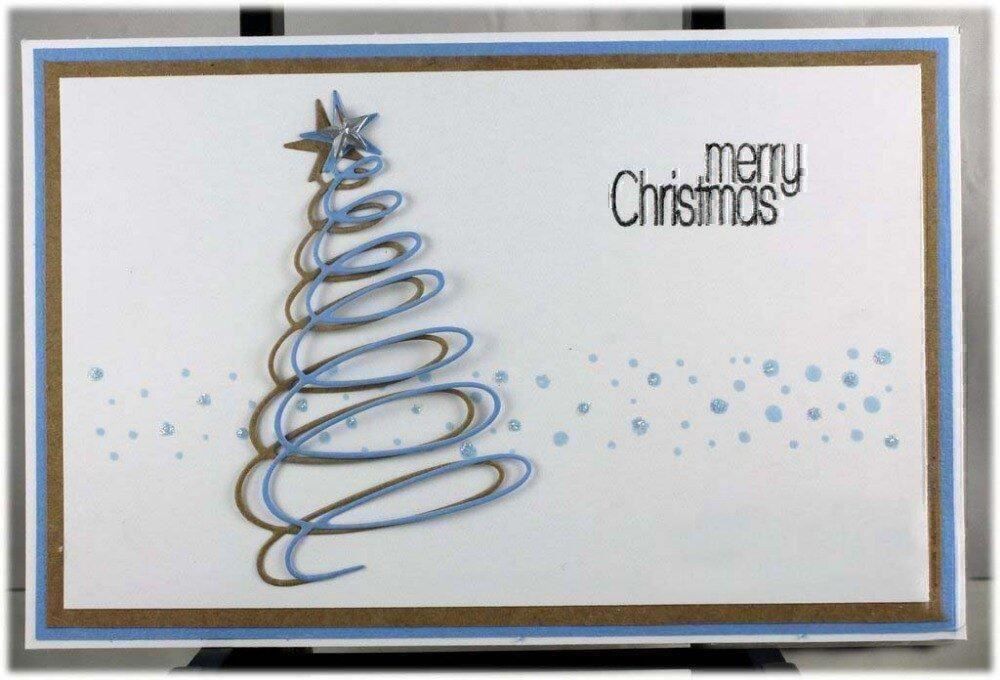 Pochoirs: WEIHNACHTSBAUM 1 STANZSCHABLONE – Neuf avec emballage d'origine à Affoltern am Albis par scrapbooking 1