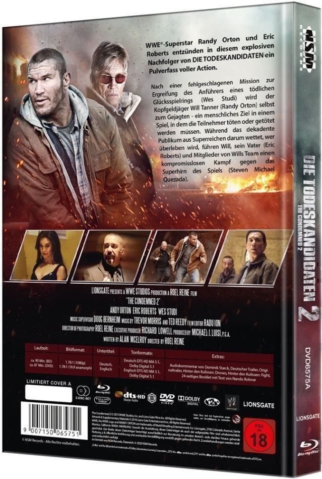 Tutti i DVDs: Die Todeskandidaten 2 - MEDIABOOK LE/BD – Nuovo (secondo la descrizione) da Volketswil venduto da cinephilia 2