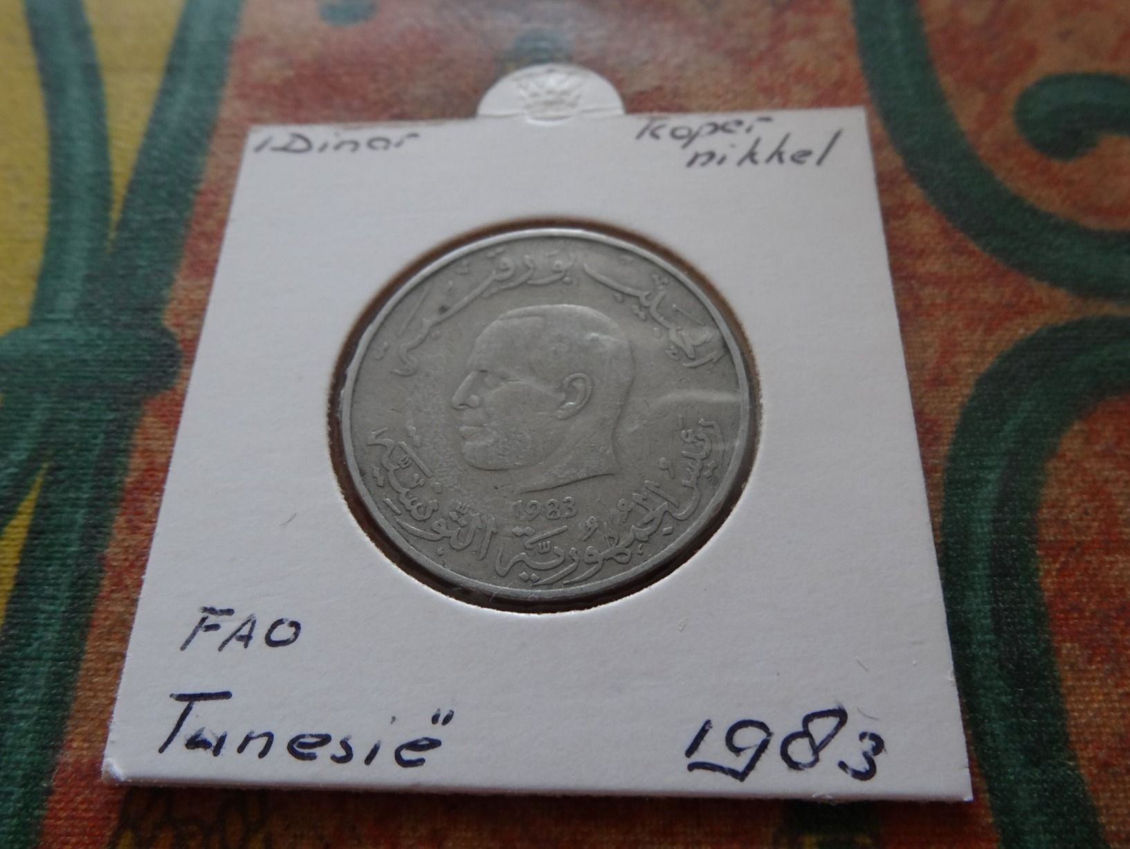 Tutti le monete: TUNISIE  1  Dinar  1983 – Usato da Romanel-sur-Lausanne venduto da Swift13