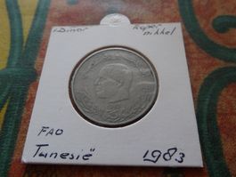 TUNISIE  1  Dinar  1983