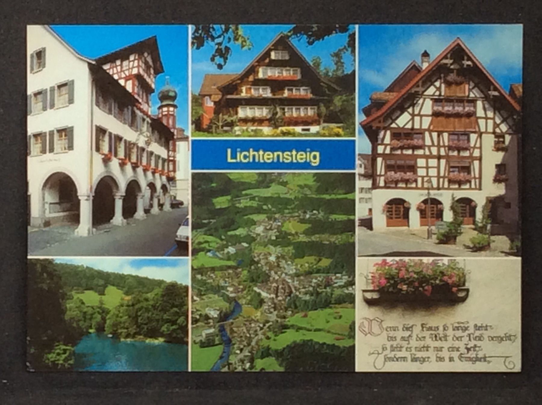 Cartoline postali: Lichtensteig im Toggenburg – Usato da Widnau venduto da Brusi9