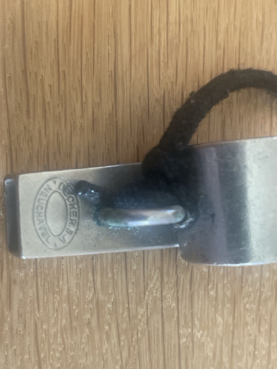 Giocattoli: Antike Trillerpfeiffe Decker. SA Neuchatel  – Usato da Winterthur venduto da cheerio97 4
