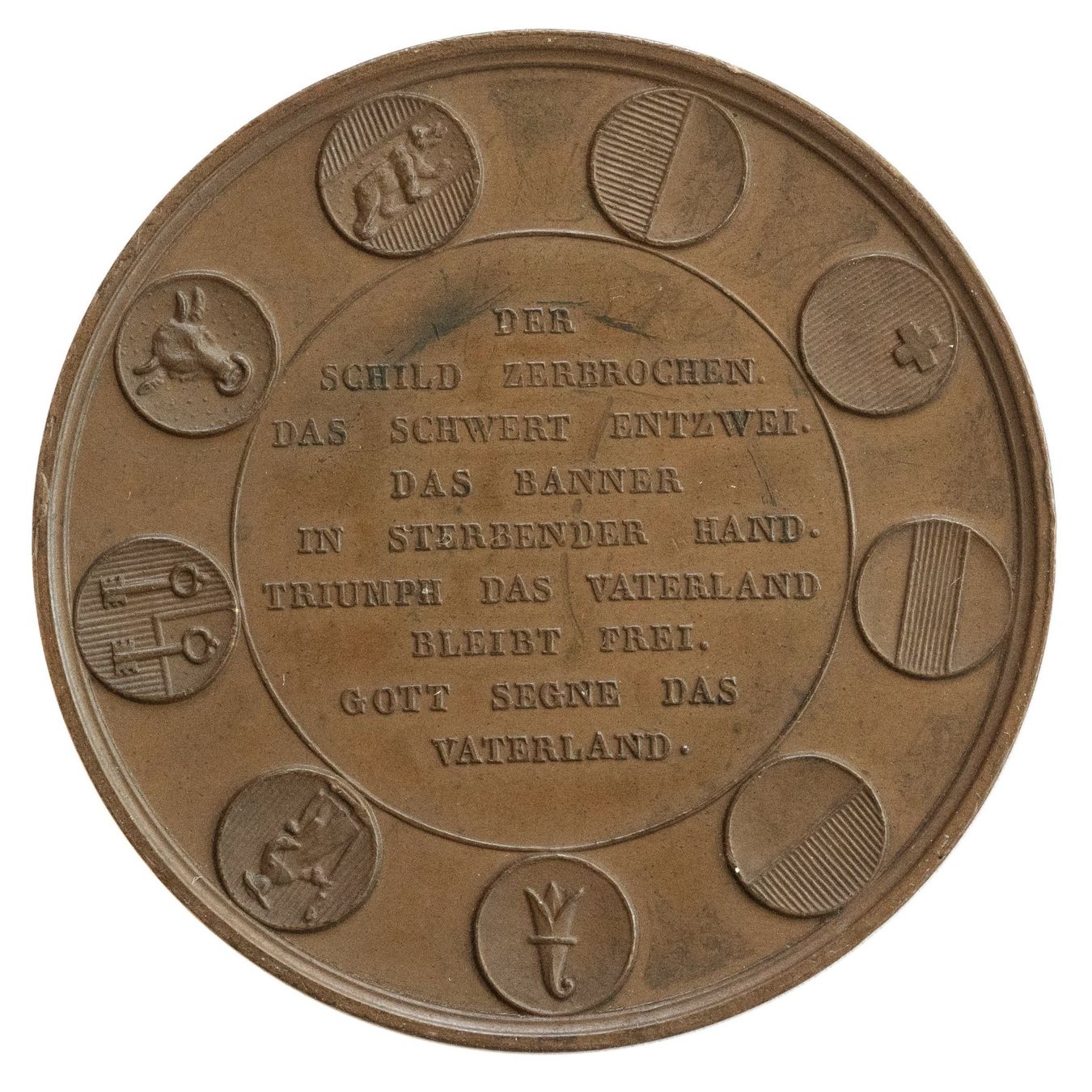 Medaglie: Basel 1844 Eidgenössisches Freischiessen – Usato da Rotkreuz venduto da Swiss-Coins