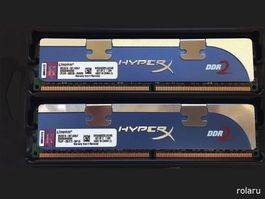 2 x 2GB Kingston® HyperX PC2-6400U CL4