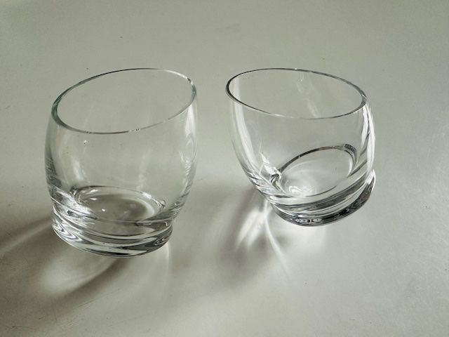 Rosenthal Bicchieri: Deux verres Rosenthal Studio Line à liqueur, Schnaps Eggs – Usato da Lausanne venduto da Magic1900