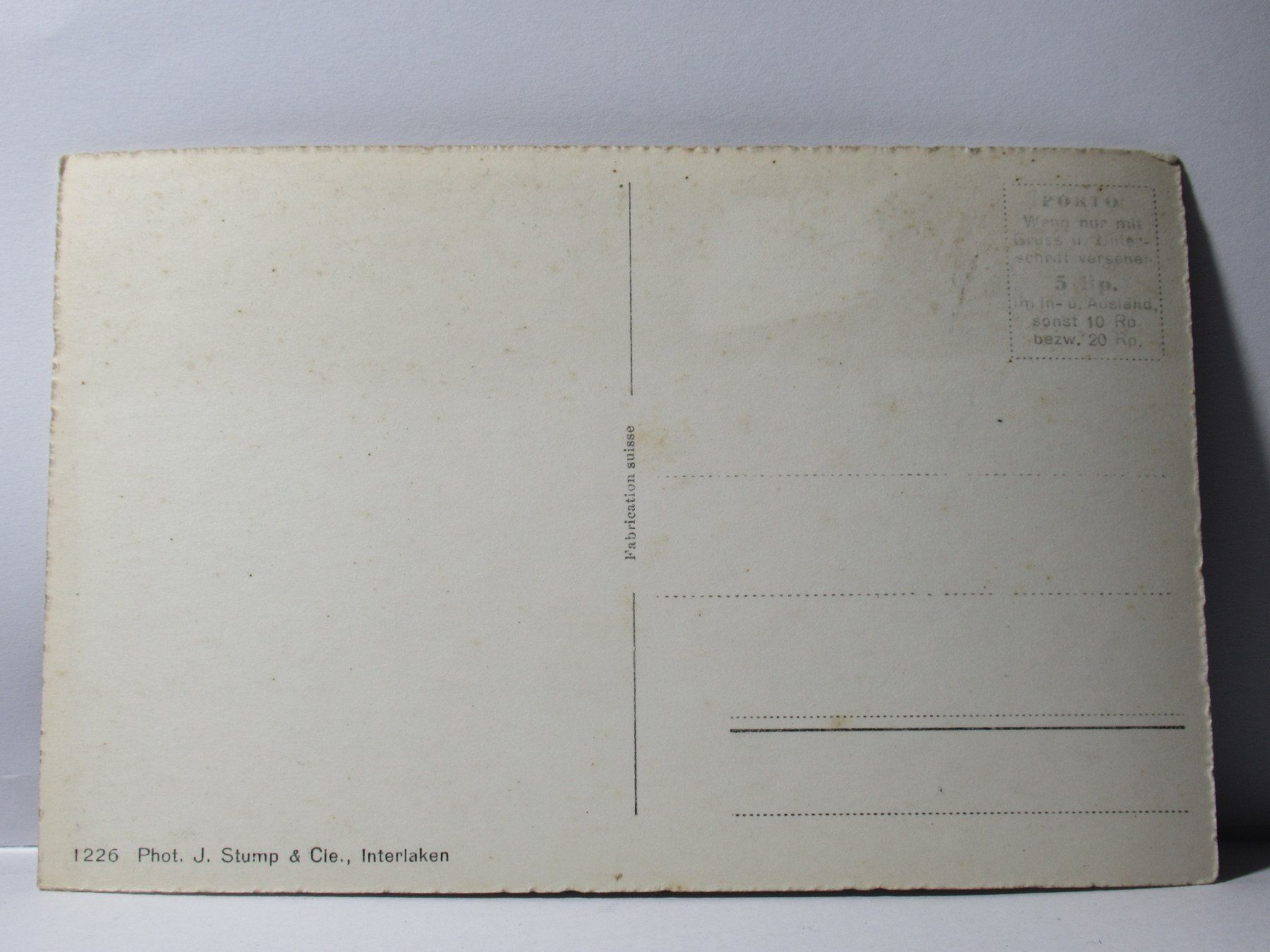 Cartoline postali: Interlaken mit Mönch und Jungfrau – Nuovo (secondo la descrizione) da Grenchen venduto da Bluemchen1900 1