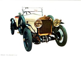 Postkarte French 1924 Delage 14/40