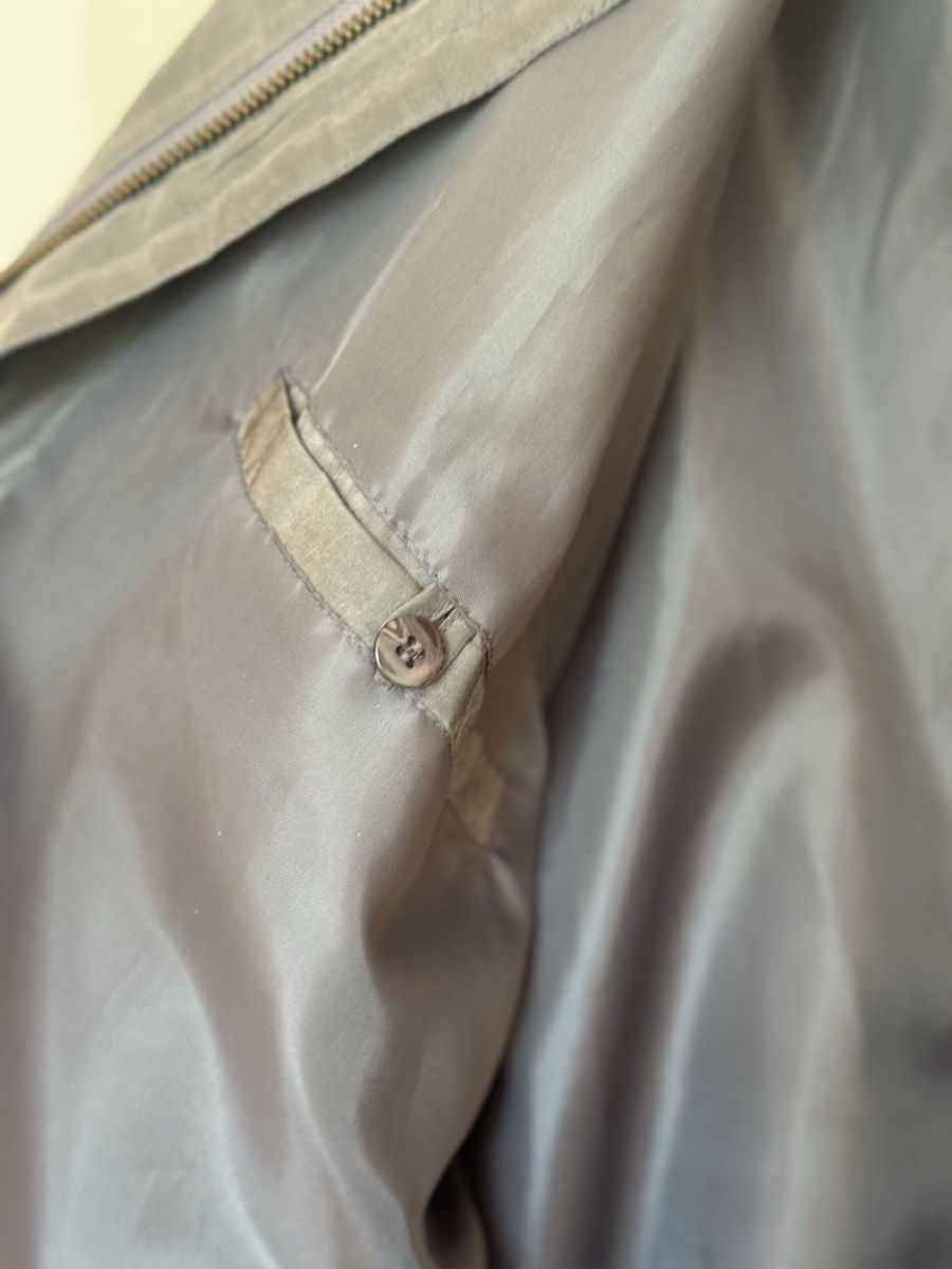 Giacche: Happy Life Bomber Jacket grey silk oversized vintage – Usato da Turbenthal venduto da elizameise 3