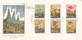 San Marino, Serie Funghi 1967 FDC