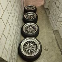 WORK wheels Rezax seltene 3-teilige 18 Zoll Chrom Räder