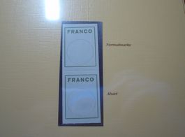 Abart Francozettel 1962 **, Fleck im O