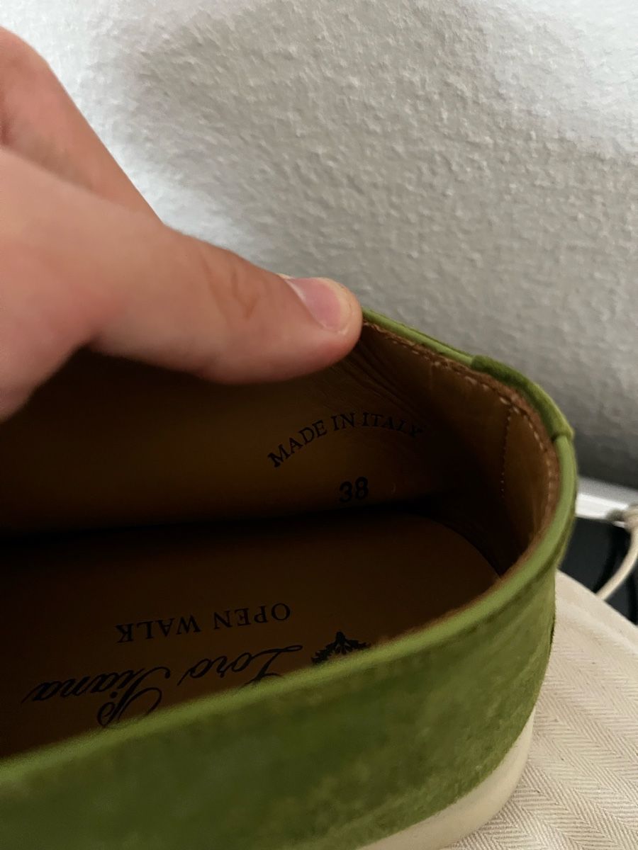 Loro Piana Damenschuhe: Loro Piana Open Walk Green – Neu (gemäss Beschreibung) aus Genève von 3M_JR 4