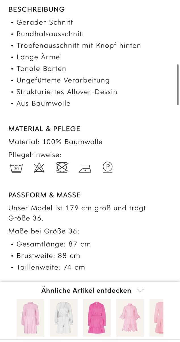 Vestiti: BAUM und PFERDGARTEN Kleid Gr.38 NP379,- – Nuovo (secondo la descrizione) da Degersheim venduto da Starkigel 4
