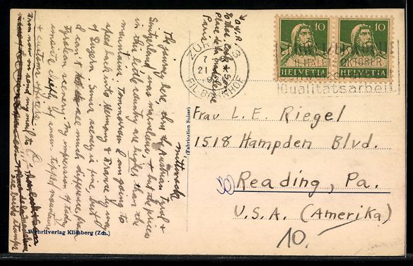 Cartoline postali: AK Zürich, Rathausquai – Usato da Berlin venduto da bartko-reher 1