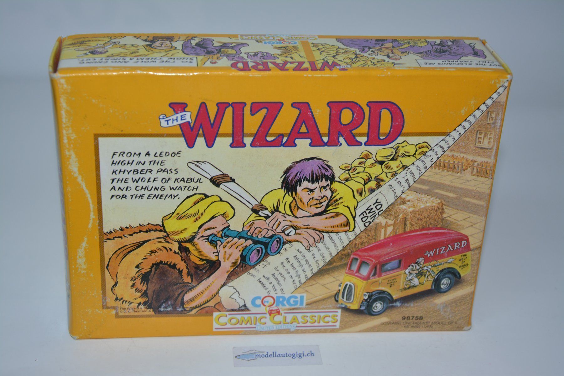Corgi Toys Modellini d'auto: Morris J Van , "The Wizard" , Corgi 1:43 – Nuovo (secondo la descrizione) da Goldach venduto da Feivel9