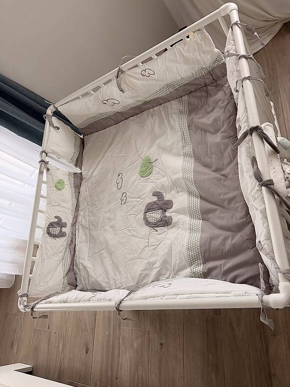 Box & Barriere di sicurezza: Laufgitter mit Matratze  – Usato da Scherz venduto da san_6x85 2