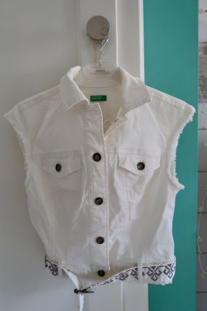 Benetton - veste en jean / Jeansweste - S - NEU