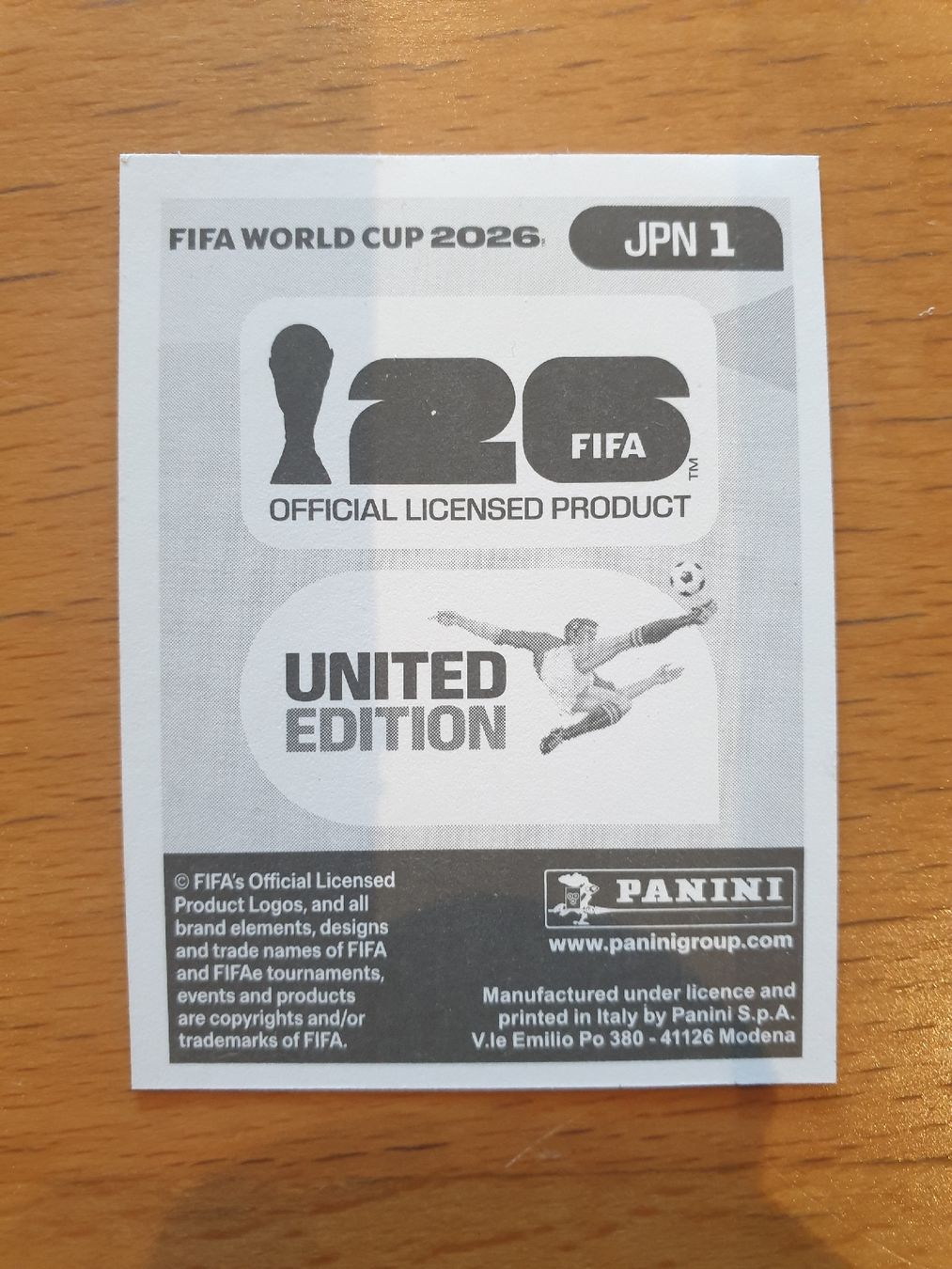 Panini Carte collezionabili: Panini WM 2026 JAPAN 1 – Nuovo (secondo la descrizione) da Einsiedeln venduto da MGXX 1