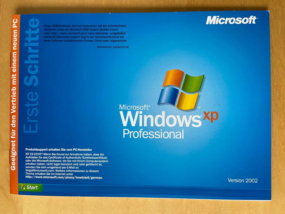 Windows XP Pro SP2 DE (Gebraucht) in Rafz für CHF 39 – mit Lieferung ...