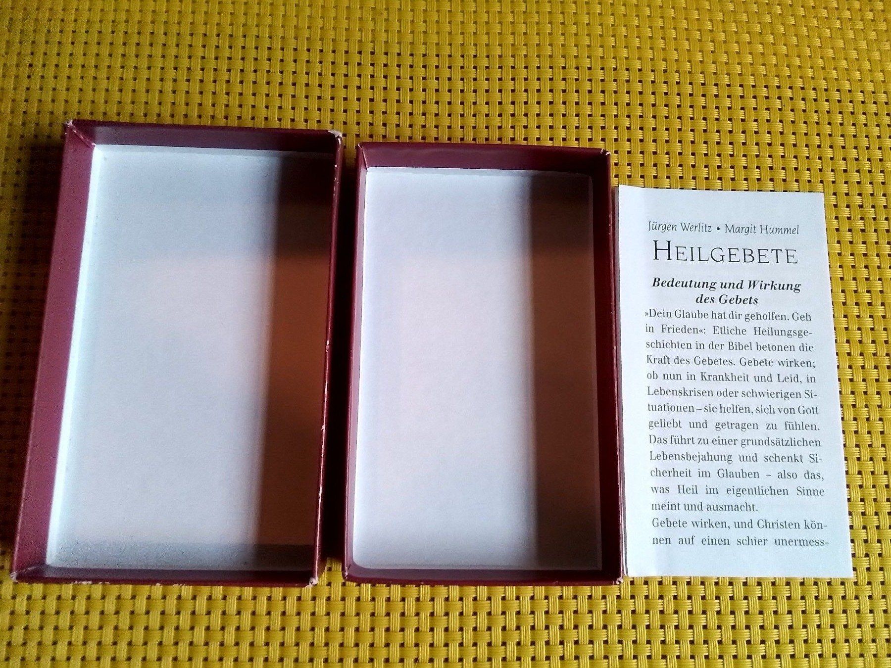 Karten: Heilgebete - Kartenset – Gebraucht aus Rebstein von Buchsi03 2